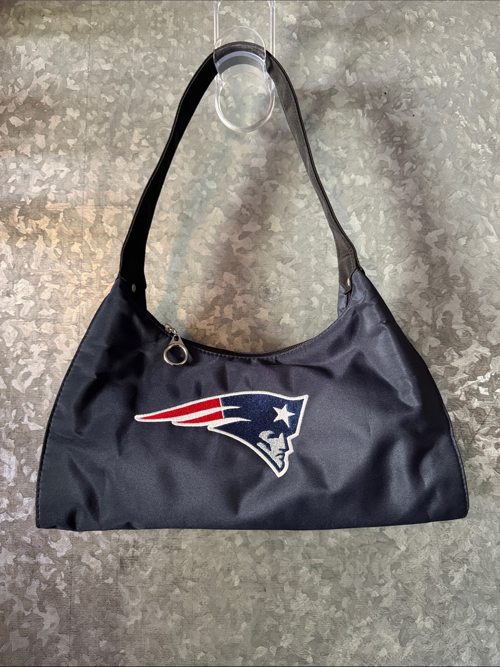 Navy Shoulder Bag with Team Logo - Women's Shoulder Bag